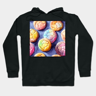 Watercolor cookie pattern Hoodie